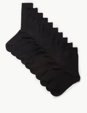 10 Pack Cool & Freshfeet Cotton Rich Socks