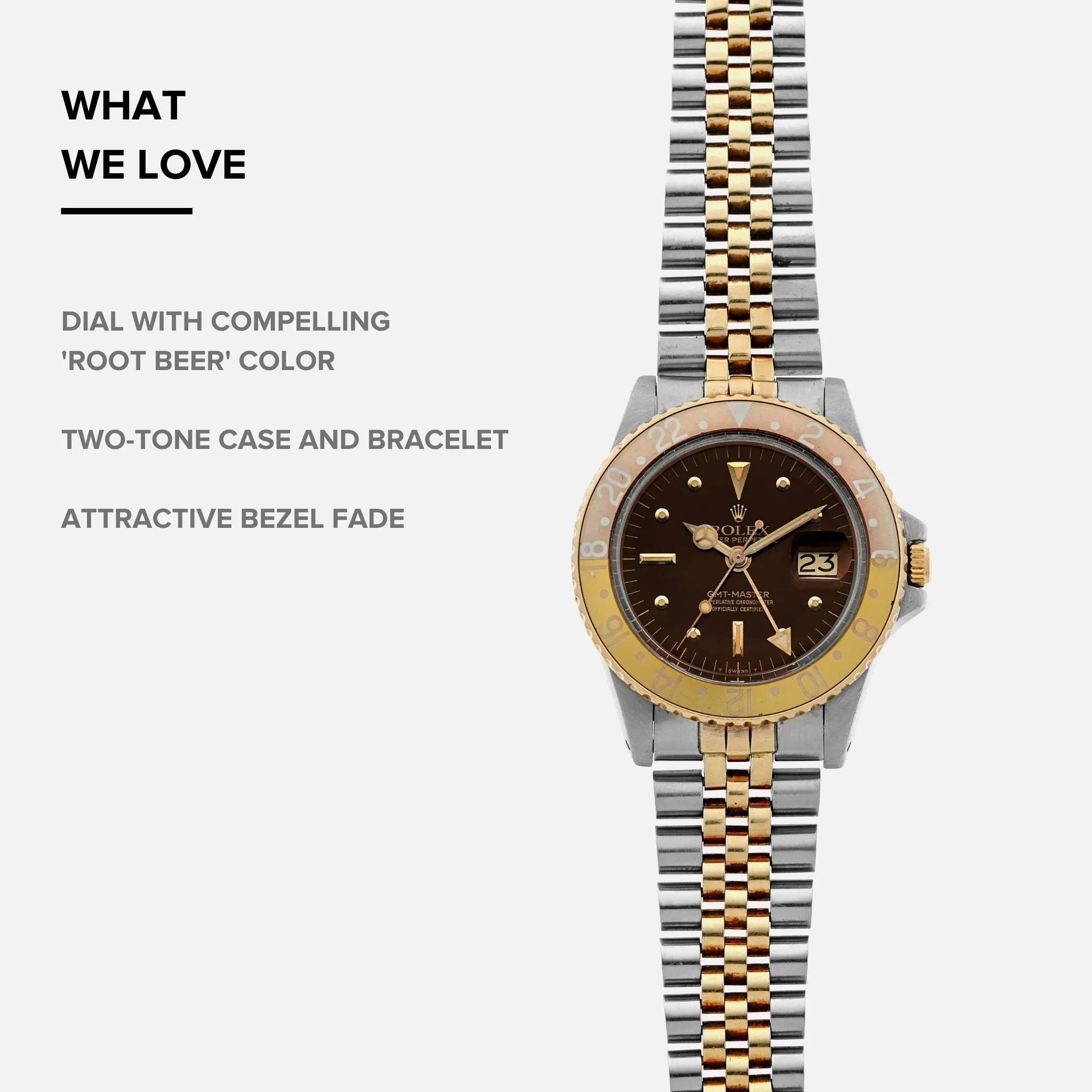 1976 Rolex GMT-Master 'Root Beer' Ref. 1675 In Two-Tone