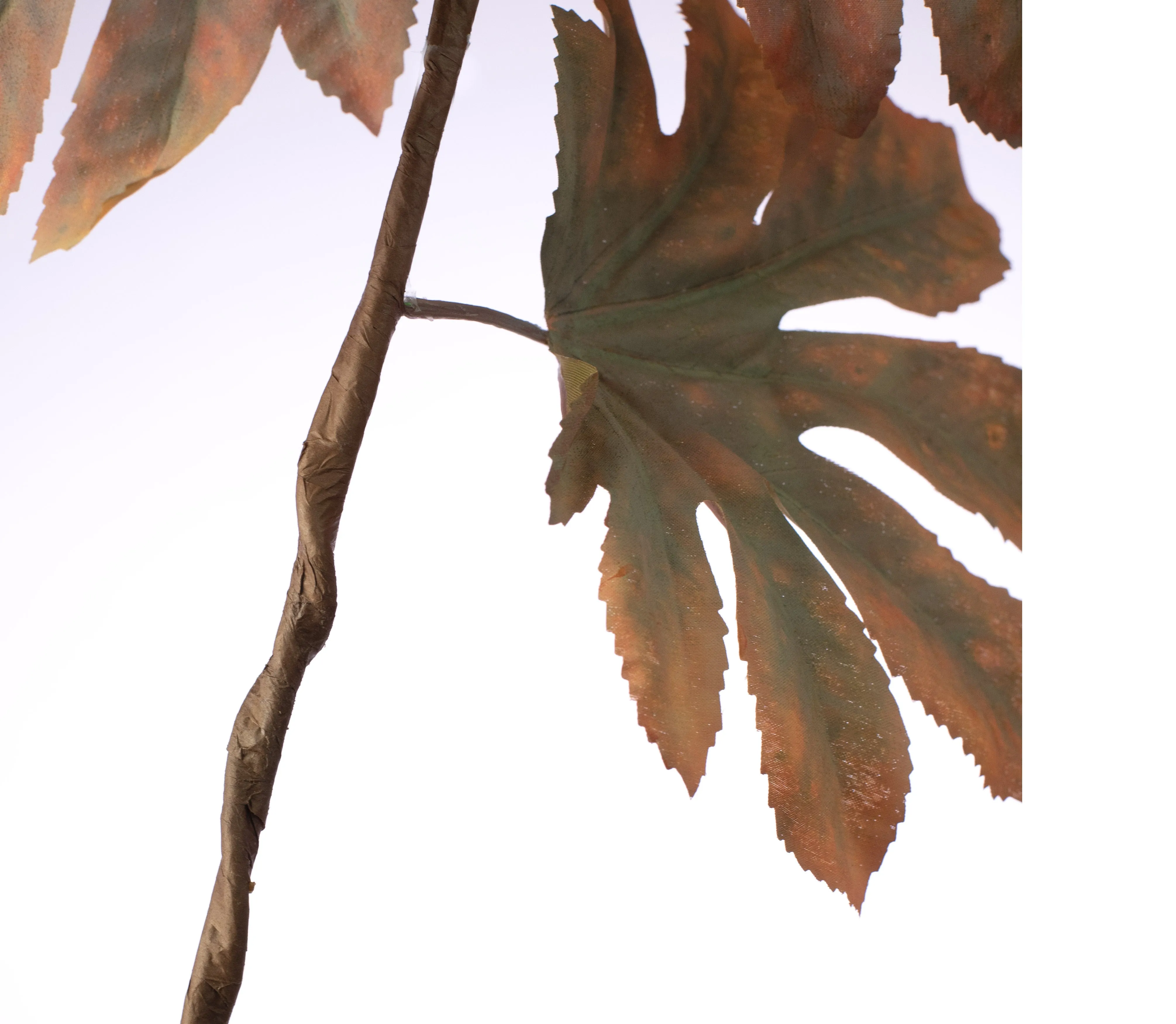 23" Fall Fatsia Leaf Spray