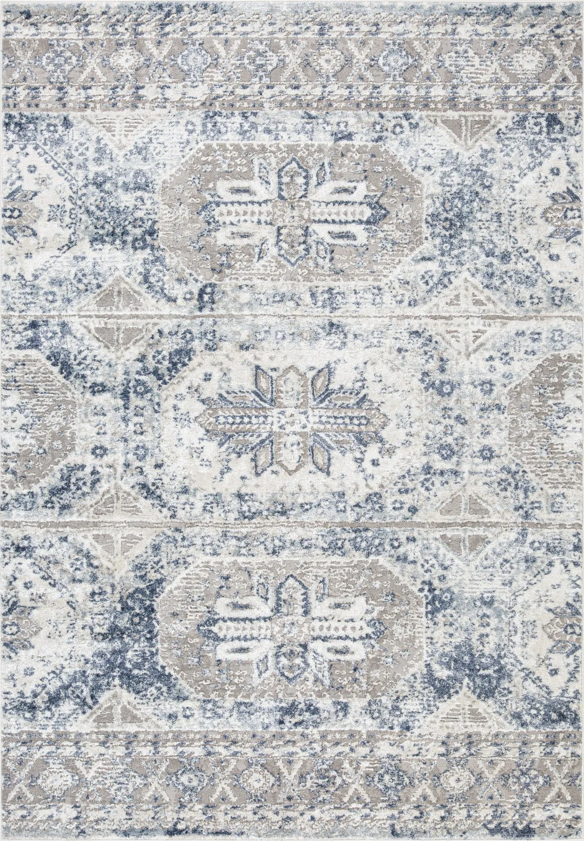 8 X 11 Area Rug - Grey/Blue
