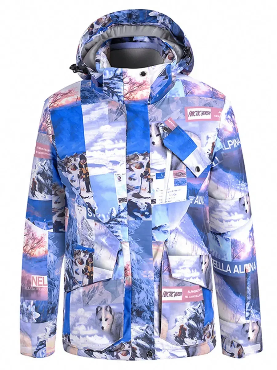 Adult Insulated Puffy Ski Jacket