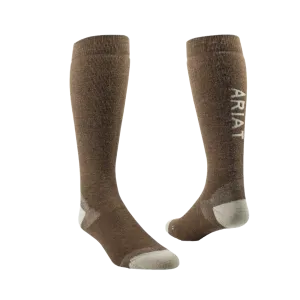 Ariat Country Performance Merino Brown Socks 10047279