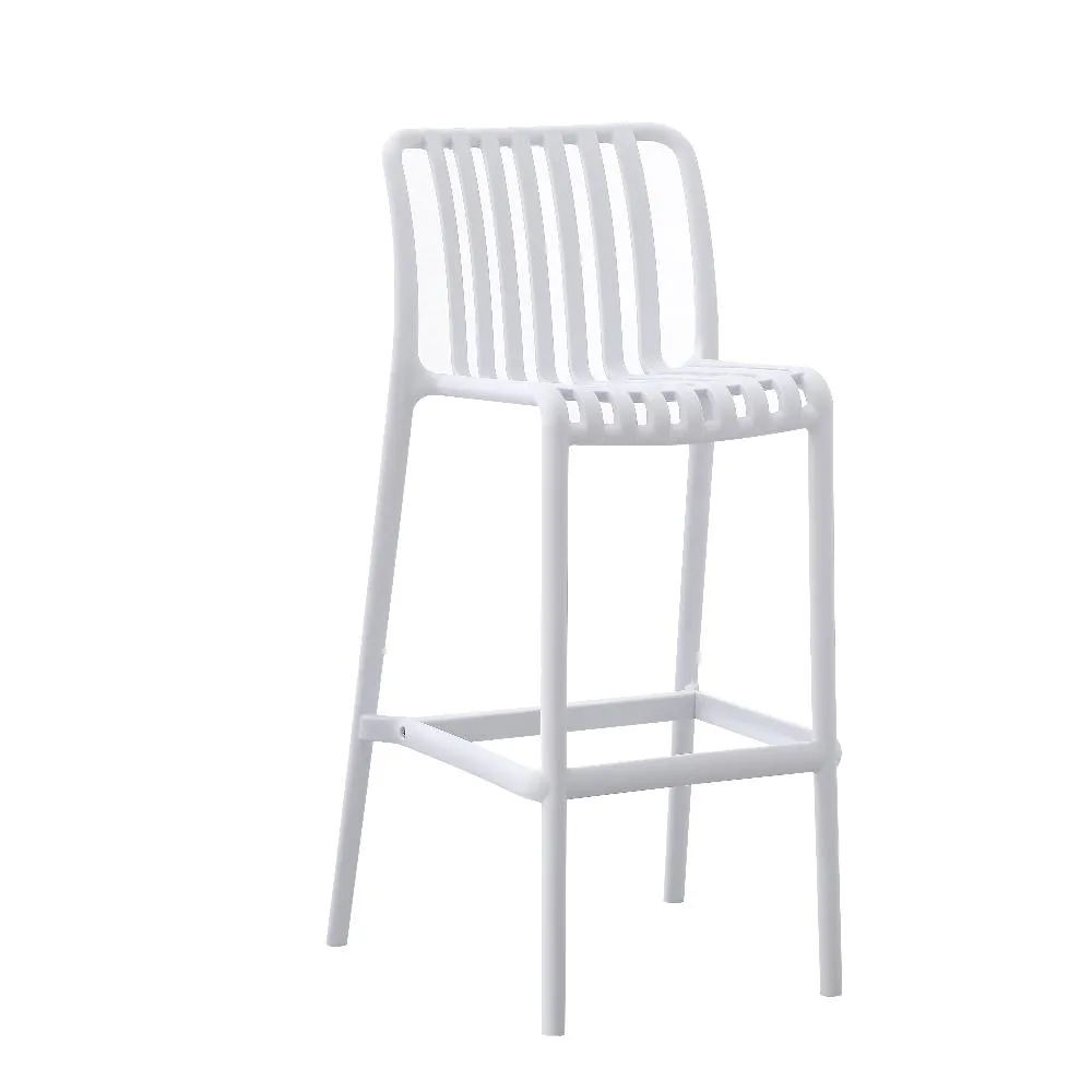 Bertioga White Outdoor Barstool