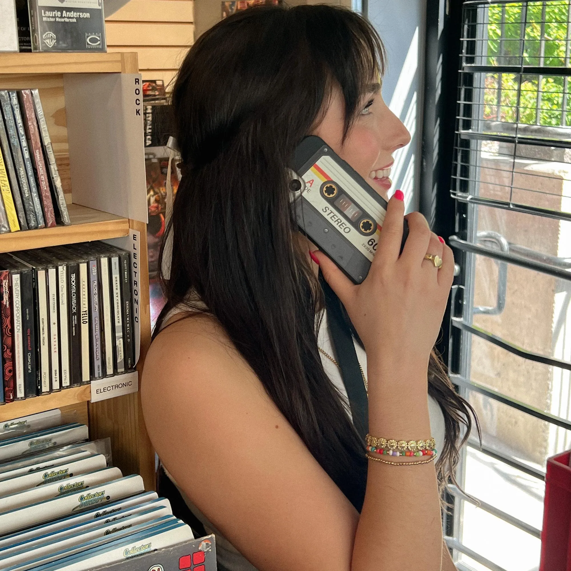 Black Cassette iPhone 13 Mini Case