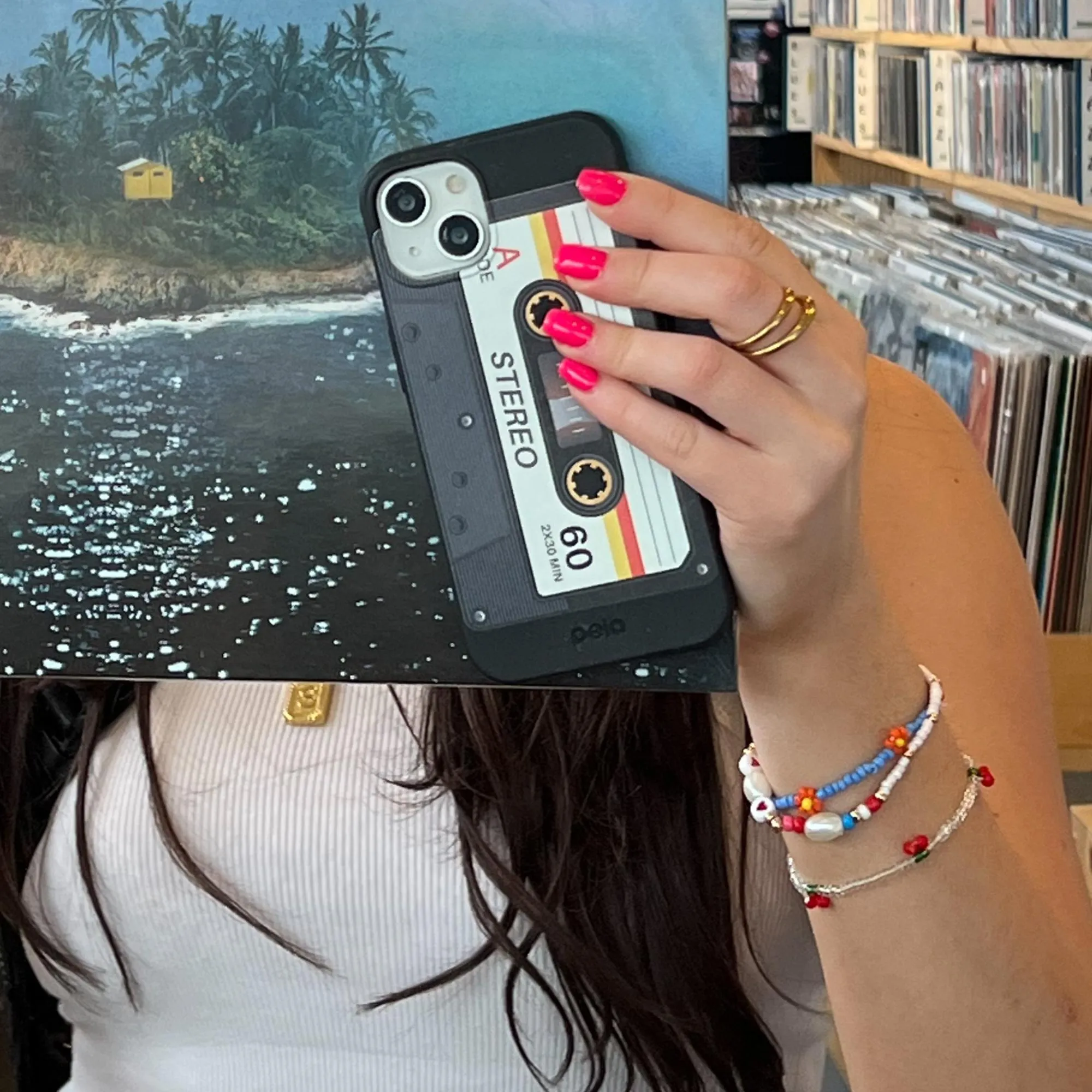 Black Cassette Samsung Galaxy S23 (Plus) Case