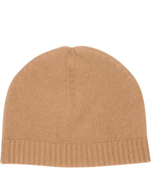 'Bowness' Caramel Cashmere & Merino Wool Beanie Hat