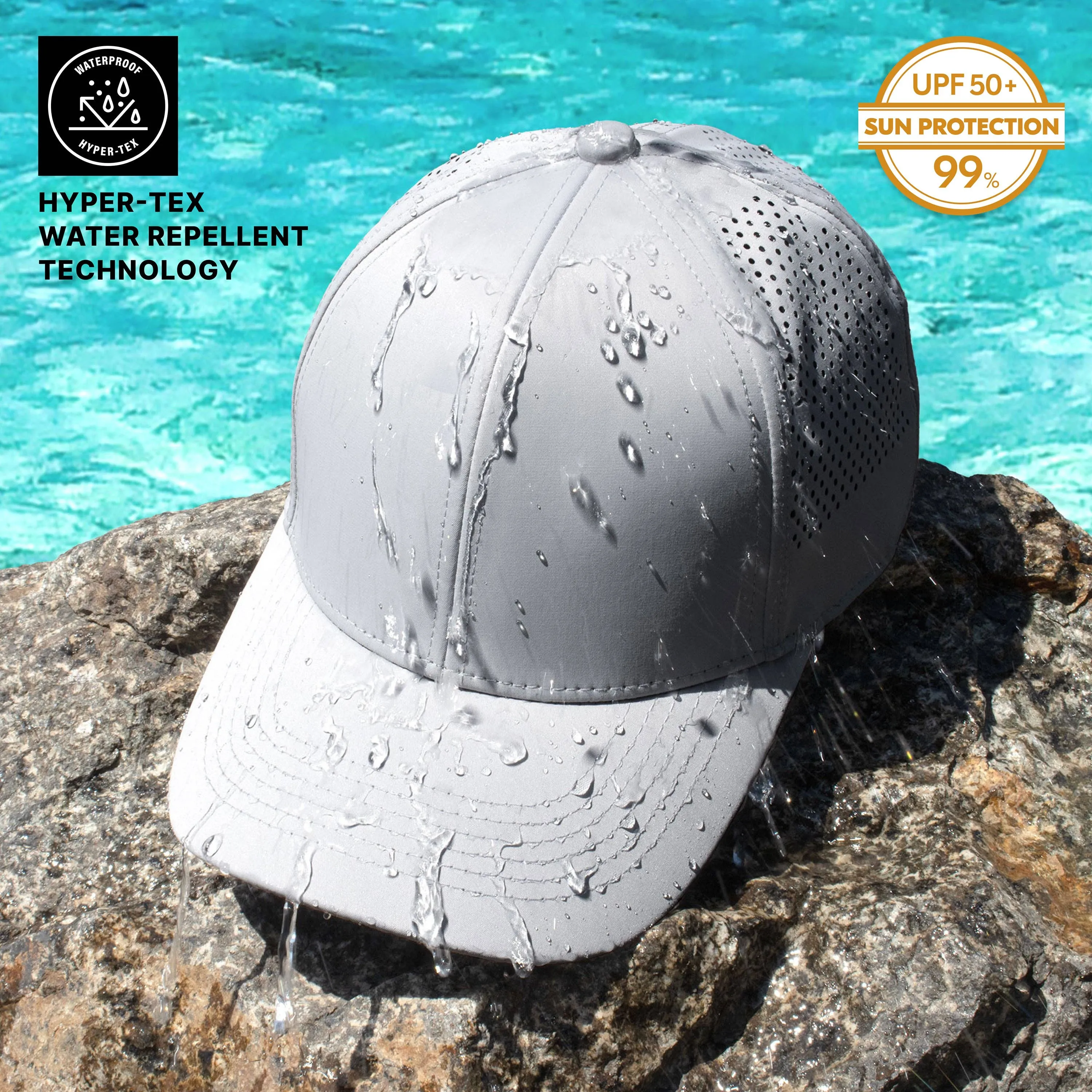 ChoKoLids - CHOK.LIDS Waterproof Firm Performance Mesh Baseball Cap