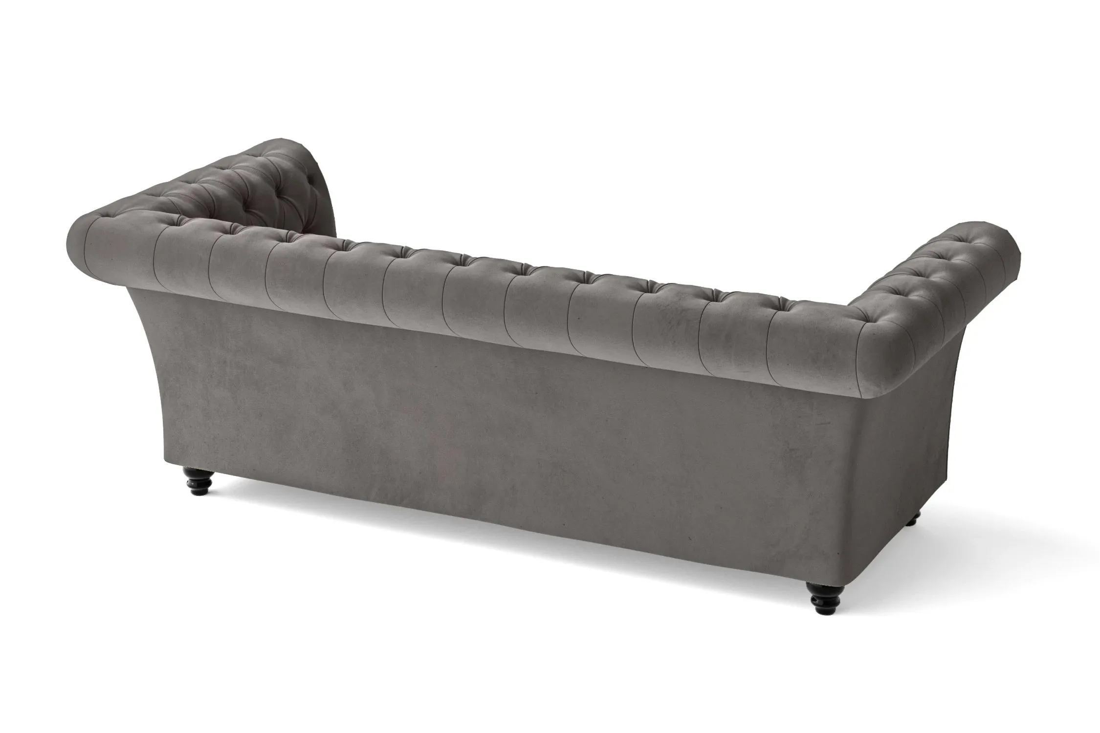 Civita 2 Seater Sofa Grey Velvet