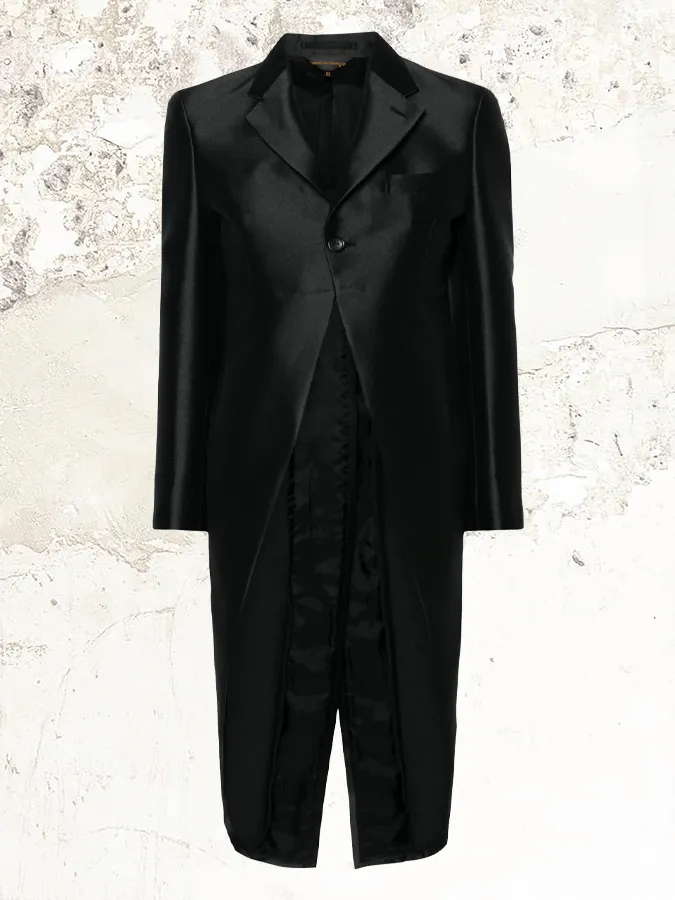 Comme Des Garçons single-breasted tailcoat