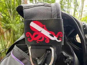 Dive Flag Octopus (Tako) BCD Tag