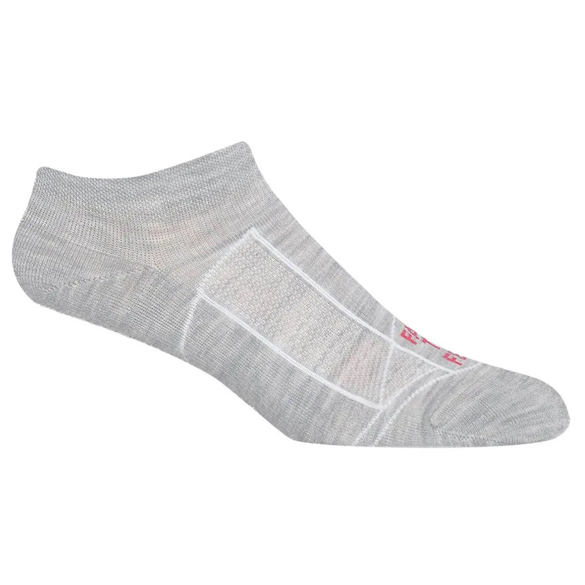 Farm to Feet Men's Socks - Greensboro Lowcut, Silver Heather | 8563-040-SH