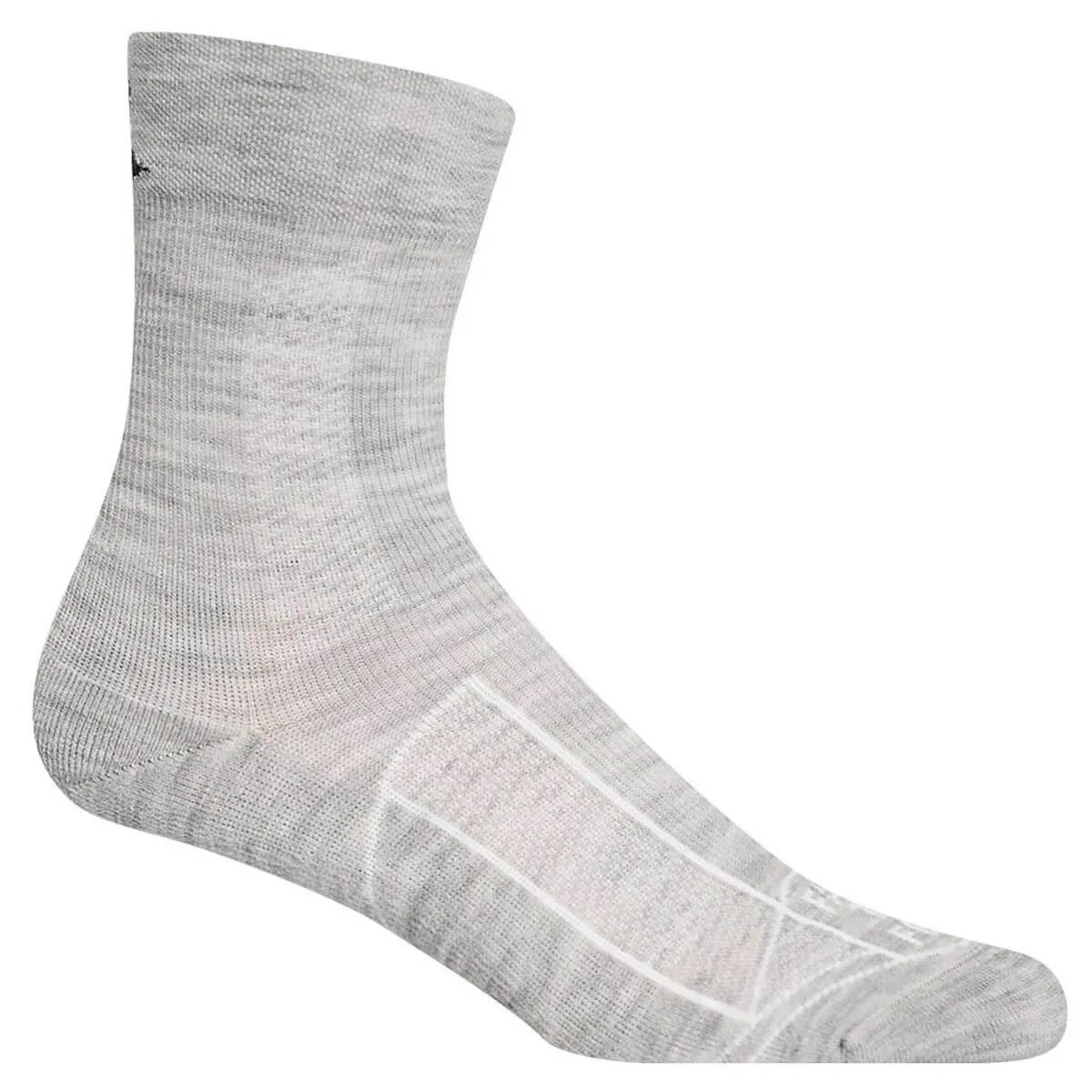 Farm to Feet Men's Socks - Greensboro Multisport 3/4 Crew, Silver | 8561-040-SH