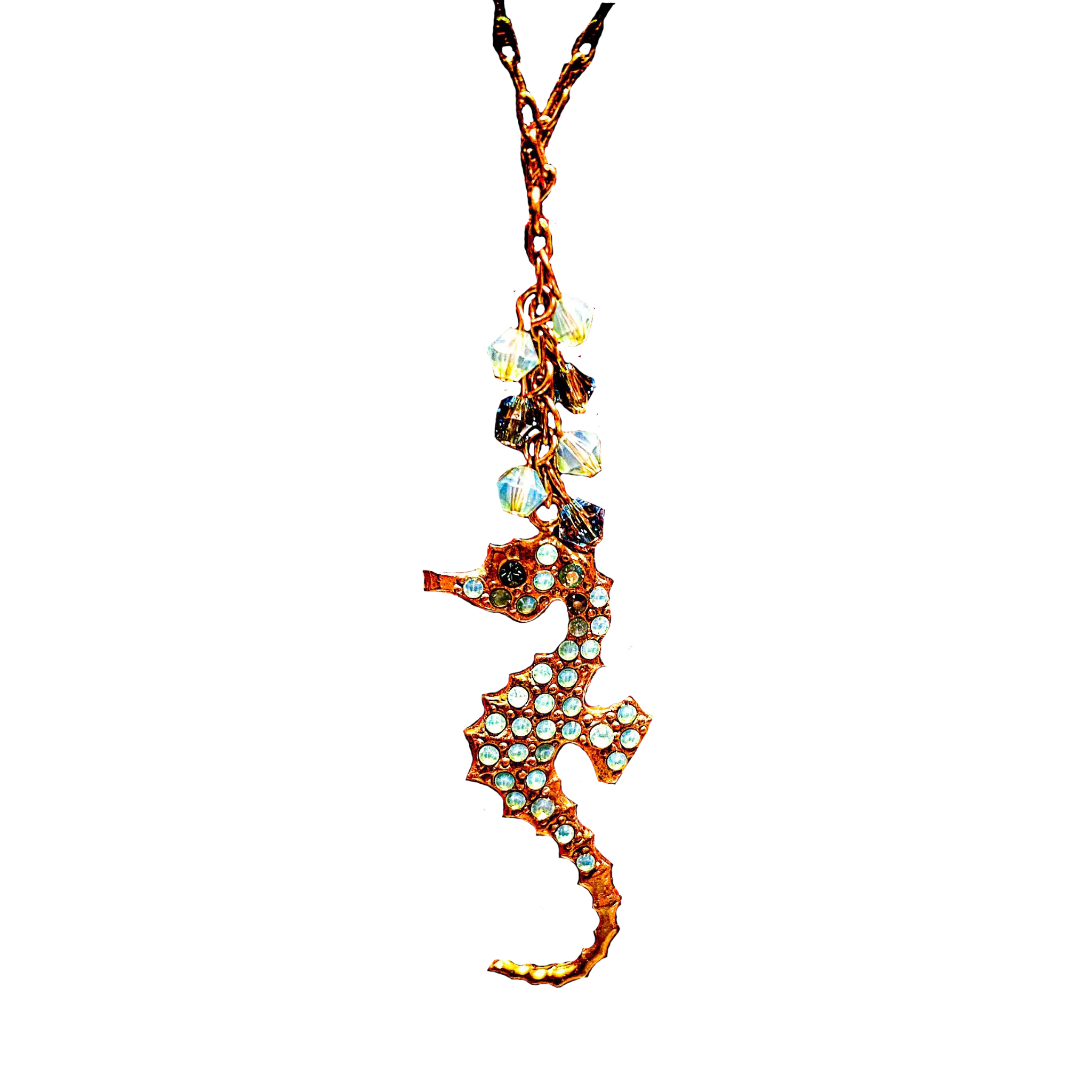 Gold Seahorse Necklace