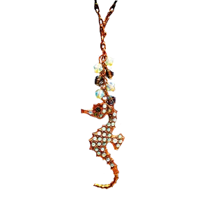 Gold Seahorse Necklace