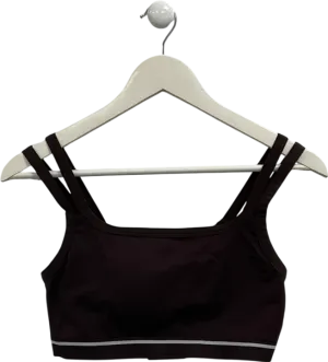 gymshark Brown Contrast Seamless Sports Bra UK XL