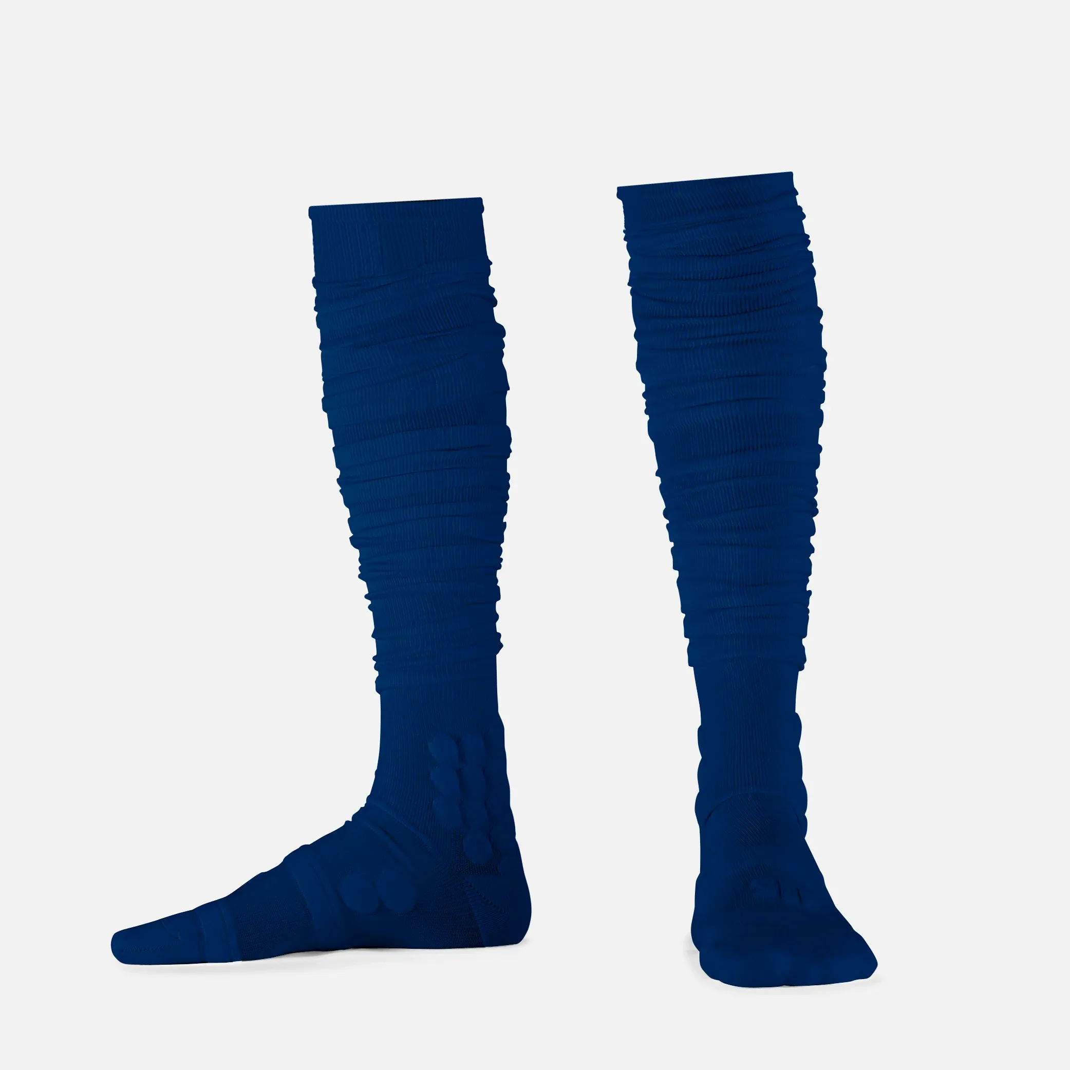 Hue Navy Football Padded Long Socks