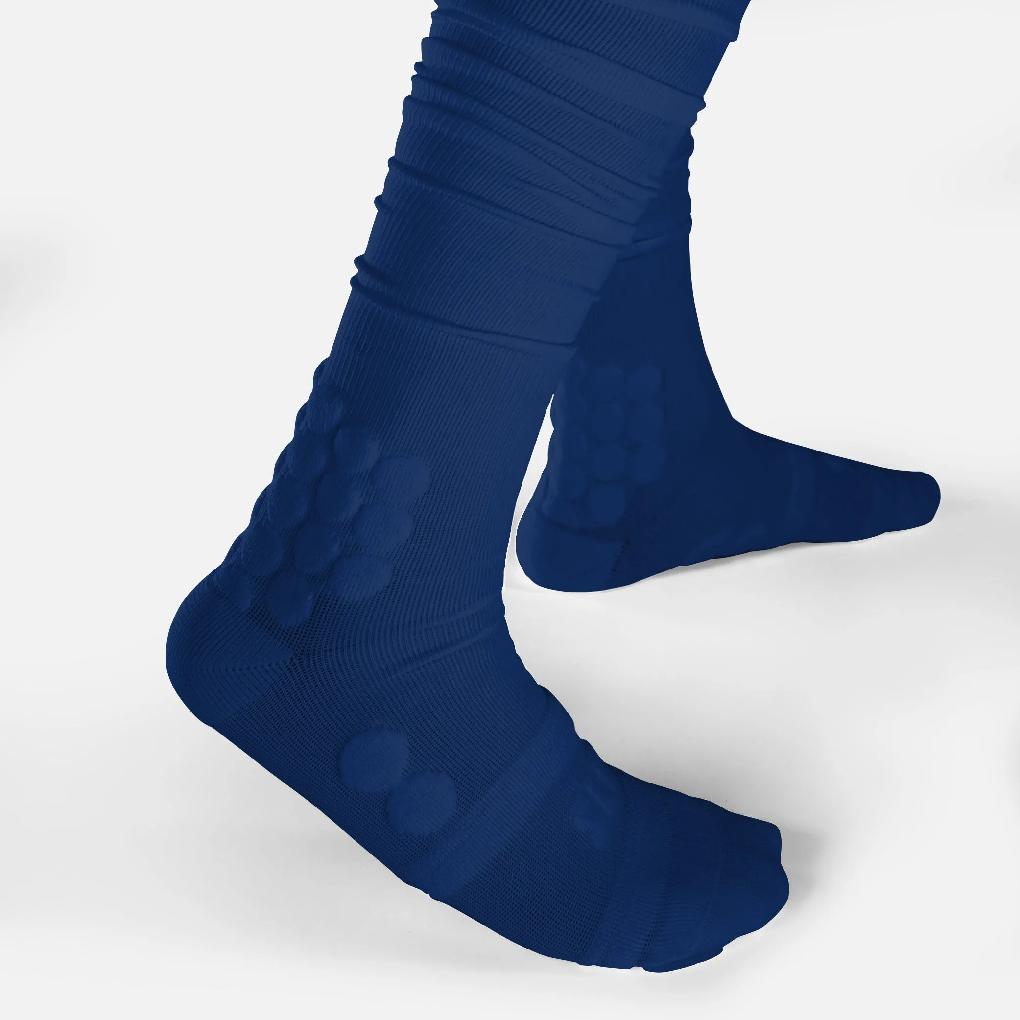 Hue Navy Football Padded Long Socks