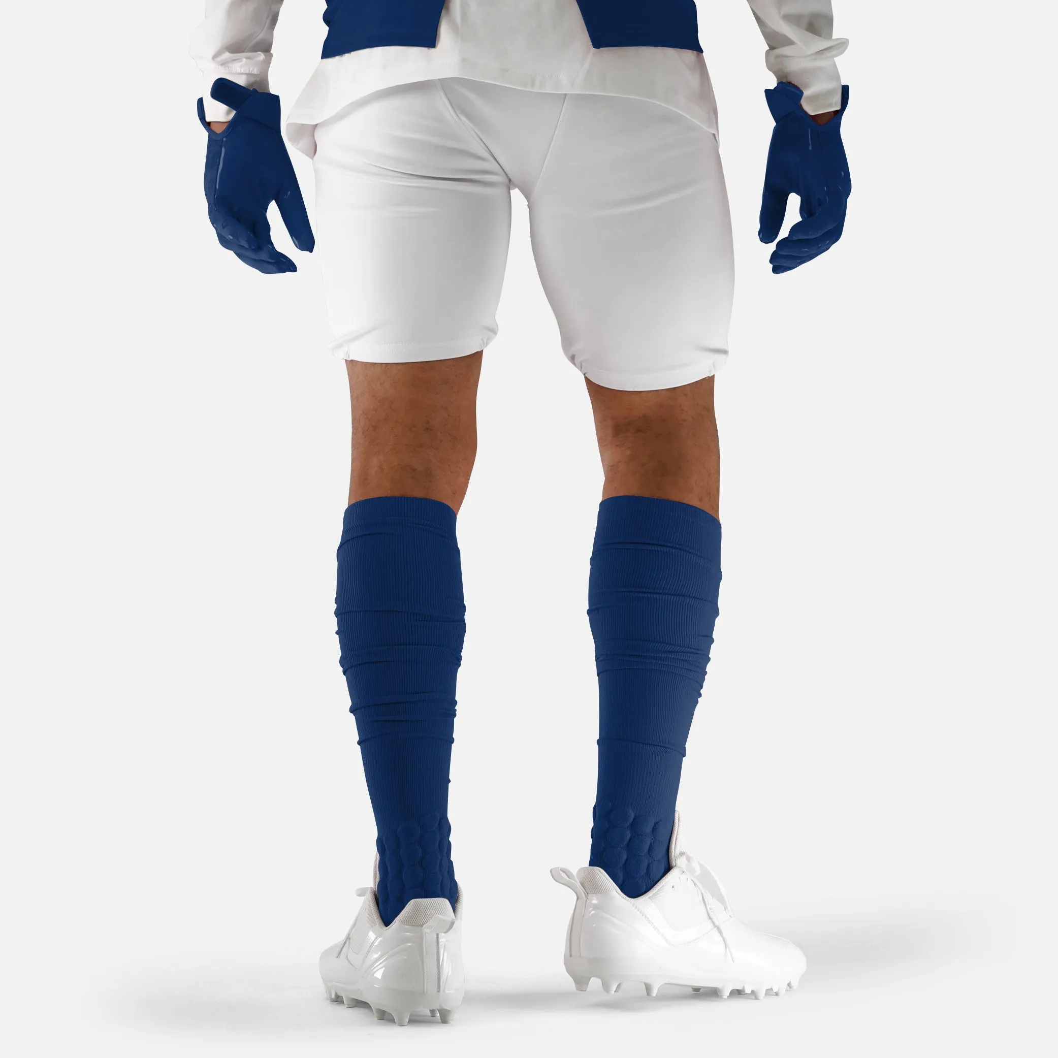 Hue Navy Football Padded Long Socks