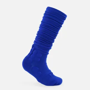 Hue Royal Blue Football Padded Long Kids Socks