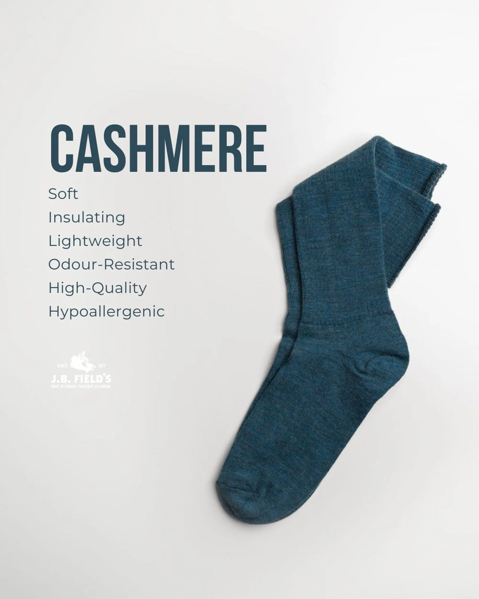 J.B. Field's Cashmere Weekender Socks