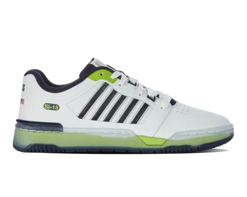 K-Swiss Men's Si-18 Rival Stc White Peacoat Lime Green Shoes