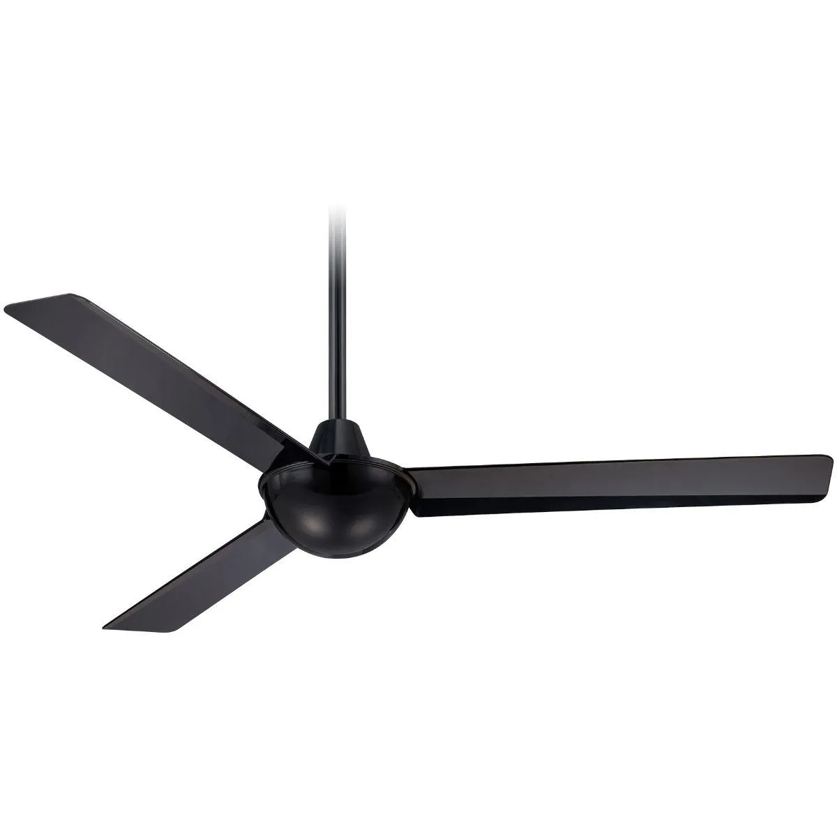 Kewl 52" Black Modern Indoor Ceiling Fan with Wall Control