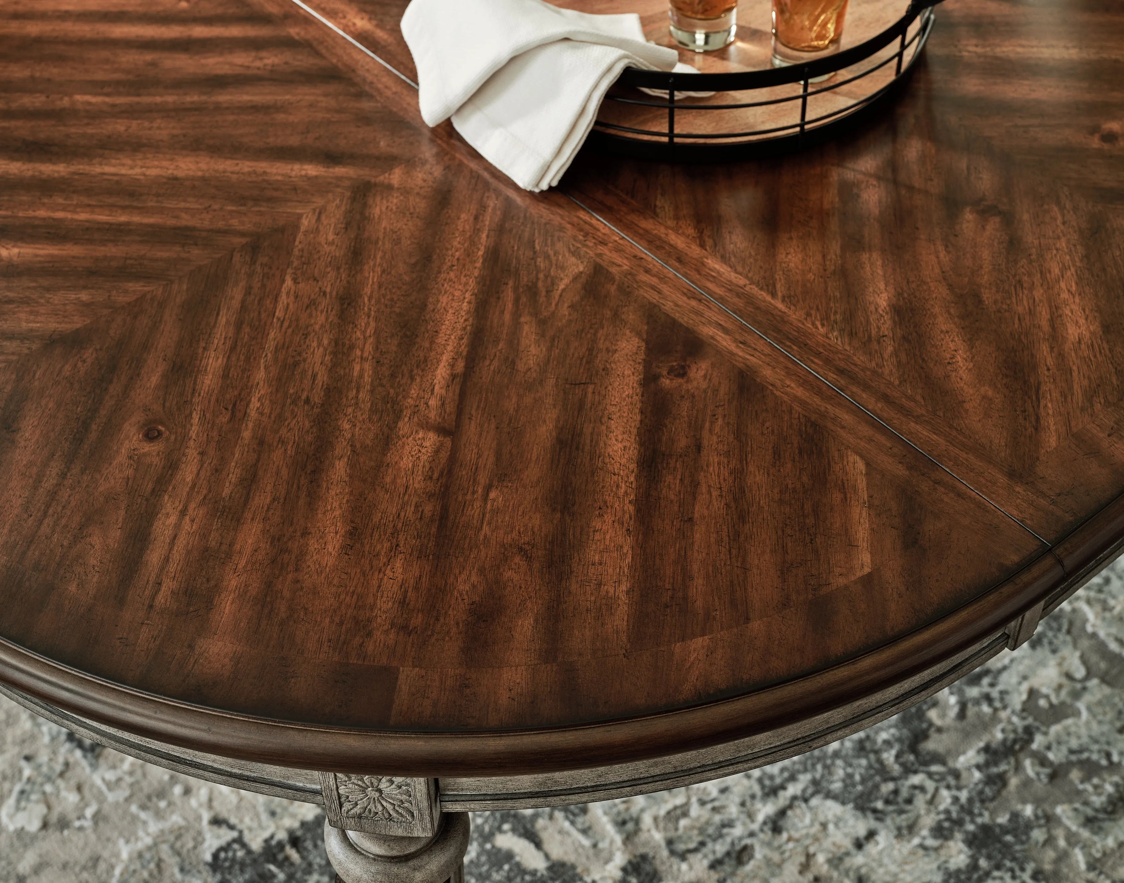 Lodenbay Dining Table and 4 Chairs in Two-tone