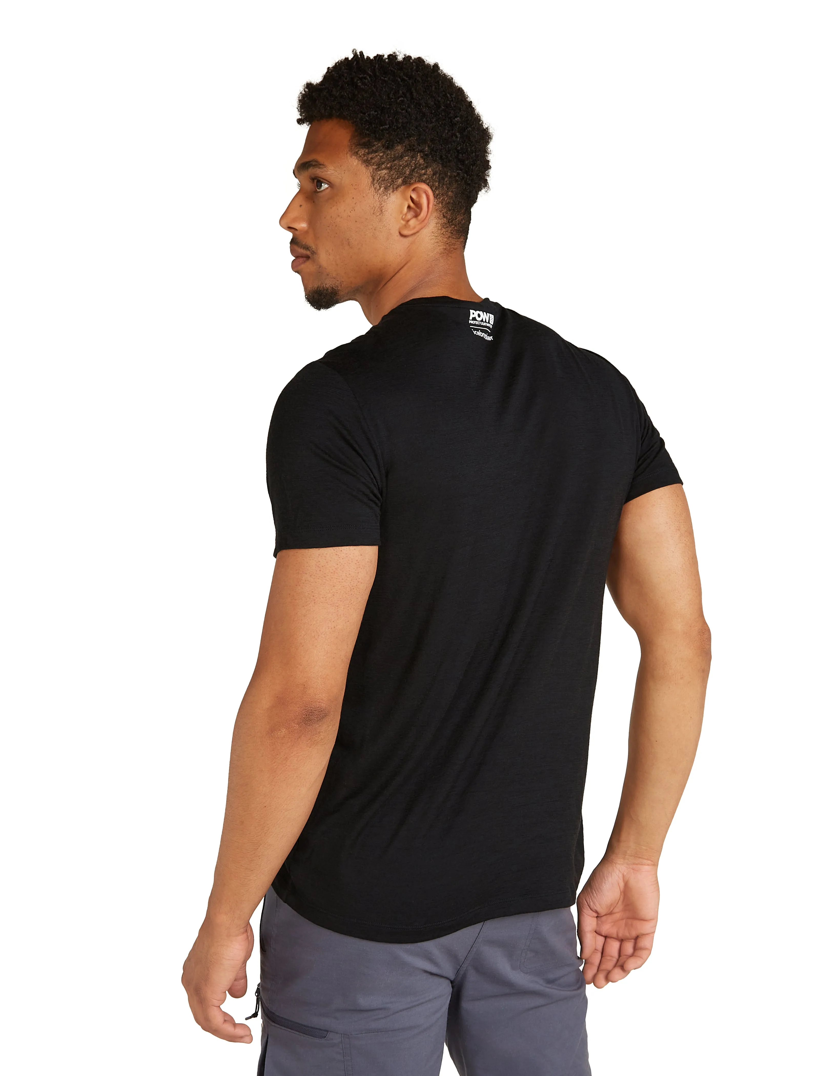 Merino 150 Tech Lite Short Sleeve T-Shirt - Pow Black