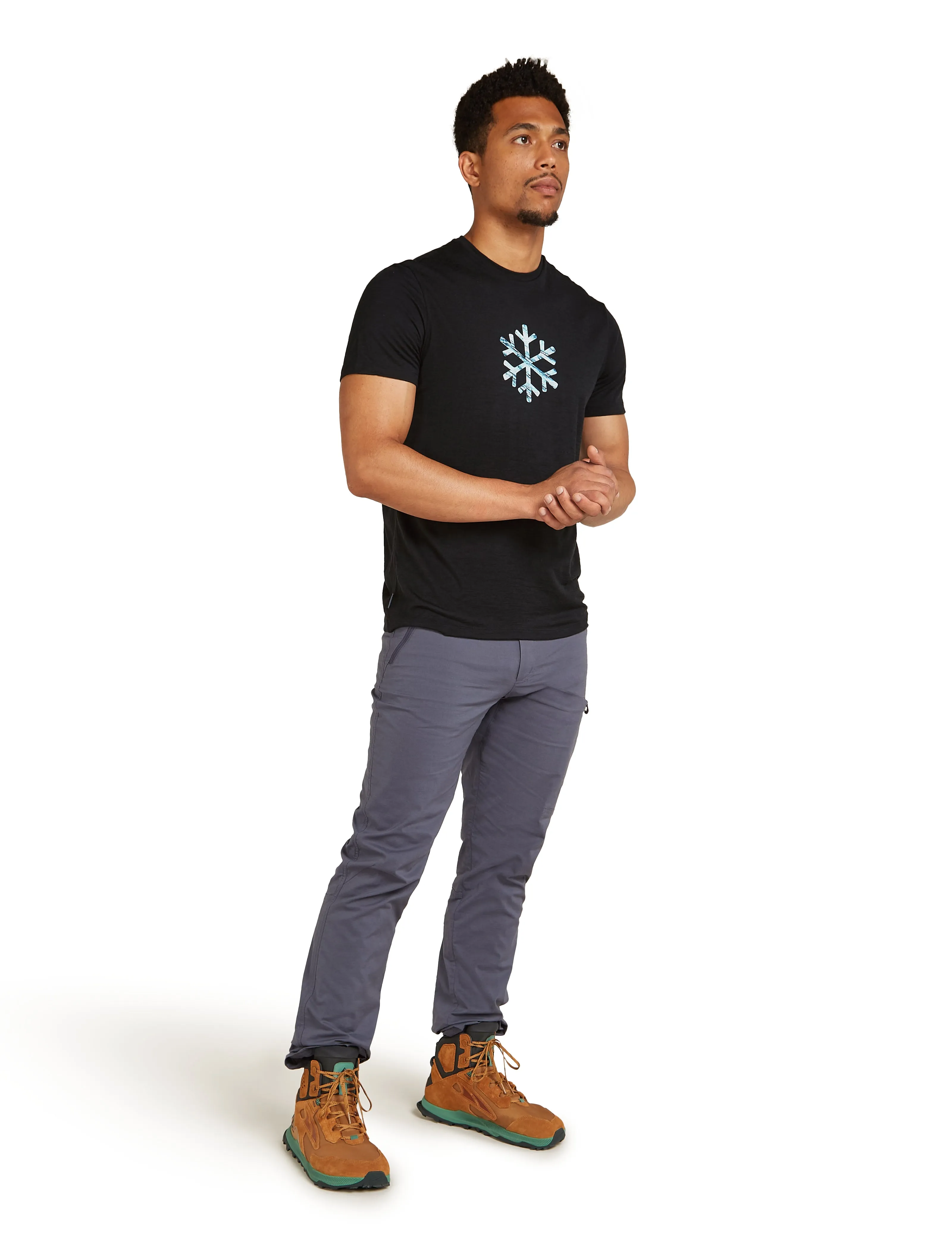Merino 150 Tech Lite Short Sleeve T-Shirt - Pow Black