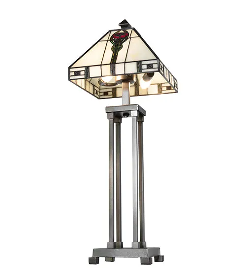 Meyda 27" High Parker Poppy Table Lamp- 265057