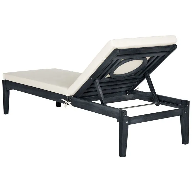 Montclair Sunlounger - Dark Slate Gray/Beige