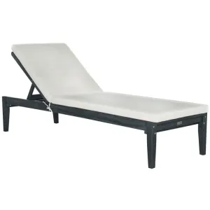 Montclair Sunlounger - Dark Slate Gray/Beige