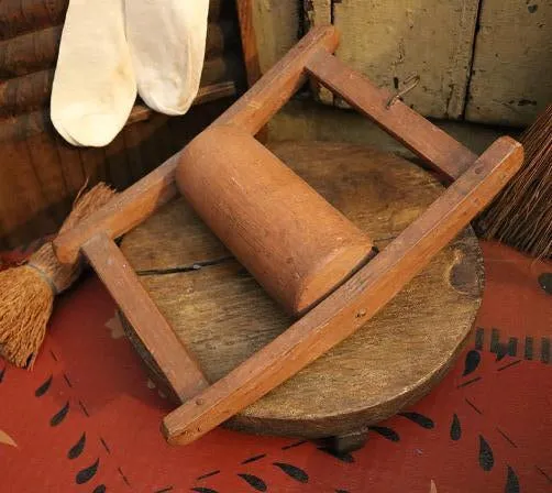 Old Staved Bucket Washday Gathering