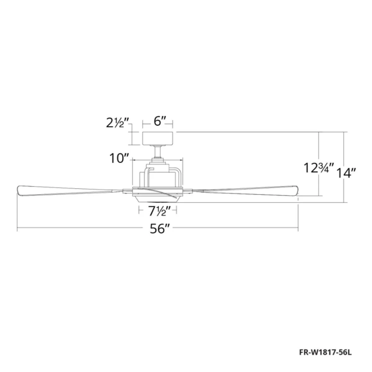 Osprey 56 Inch Bronze Wet Rated 2700K LED Smart Ceiling Fan