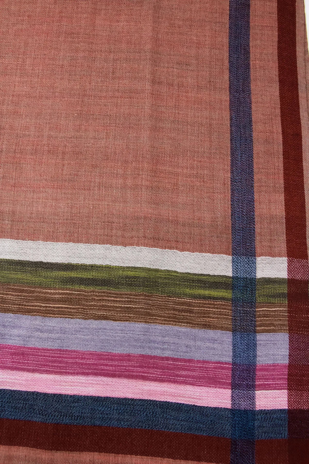 Plaid Border Scarf