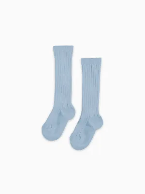 ribbed knee socks