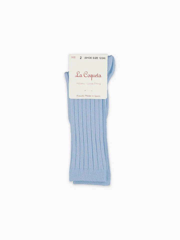 ribbed knee socks