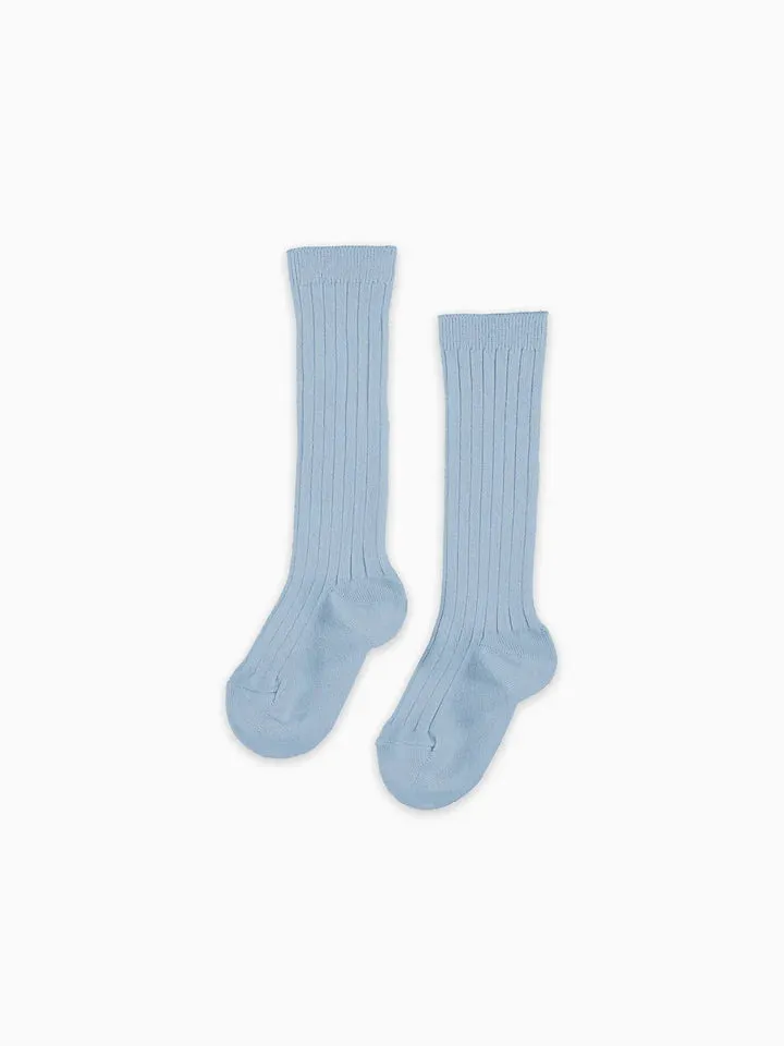 ribbed knee socks
