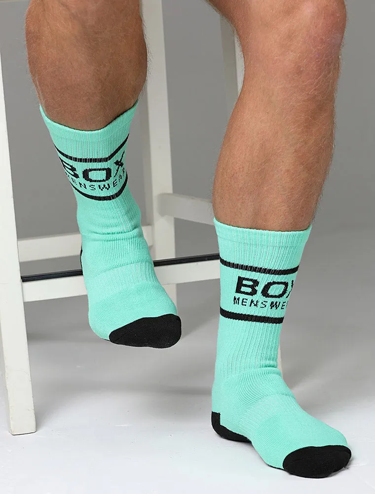 Soft Green Lux Sports Socks