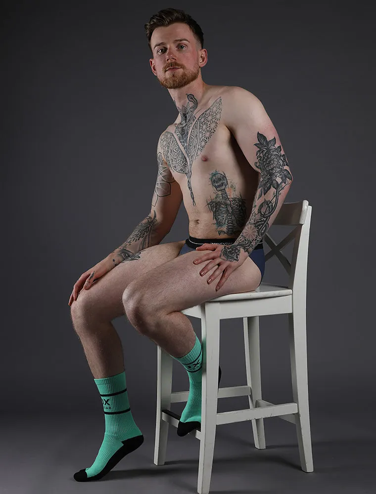 Soft Green Lux Sports Socks