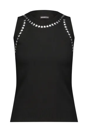 Studded Viscose Tank
