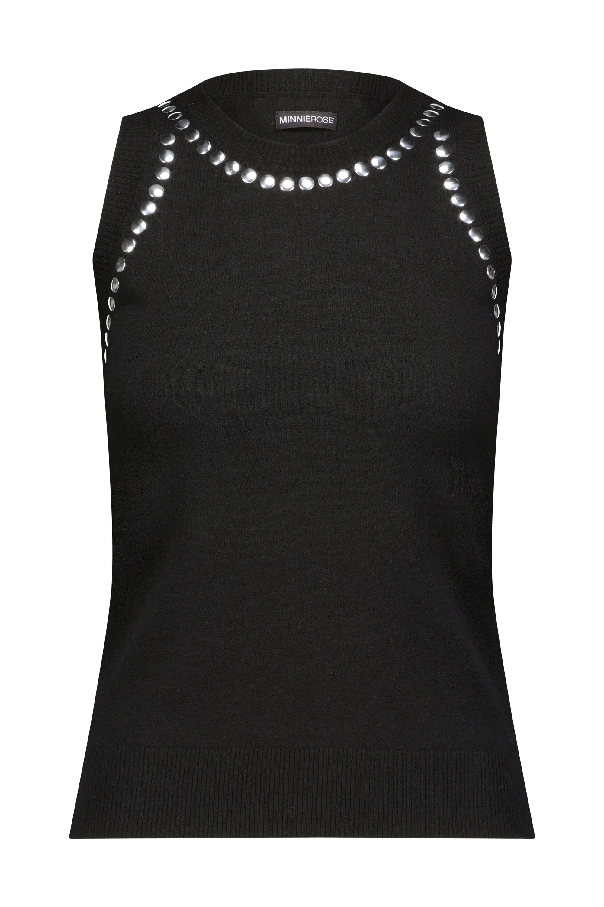Studded Viscose Tank