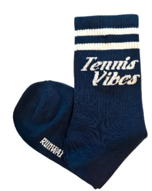 Tennis Vibes Socks | Navy