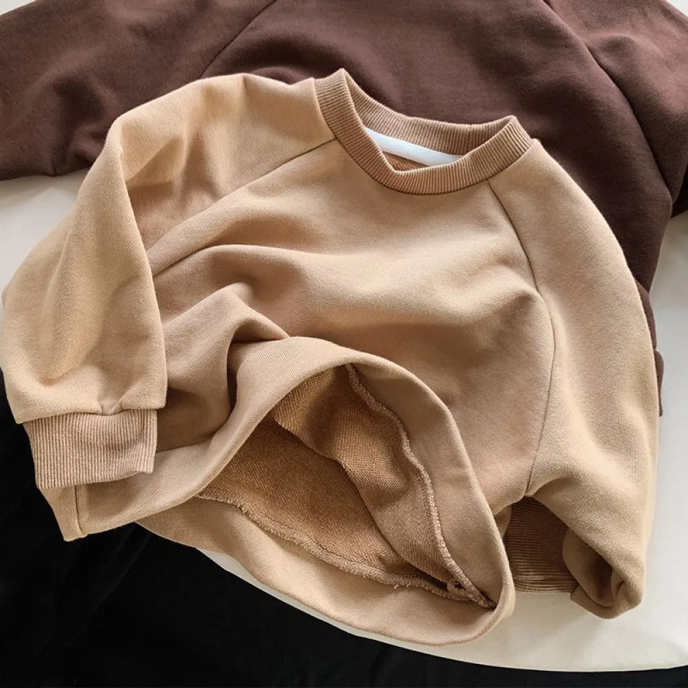 Toddler Boys and Girls Sweater Spring Autumn Sports Top Wholesale Kids Clothes