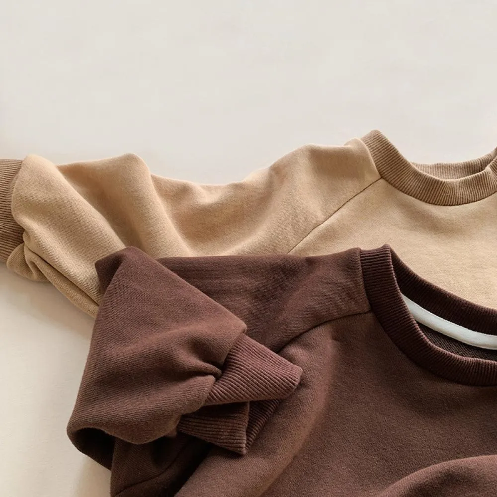Toddler Boys and Girls Sweater Spring Autumn Sports Top Wholesale Kids Clothes