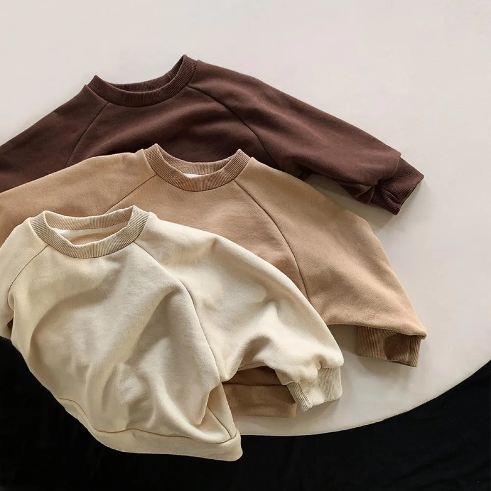 Toddler Boys and Girls Sweater Spring Autumn Sports Top Wholesale Kids Clothes