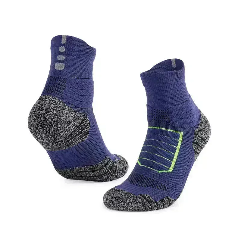 Unisex Thickened absorbing Breathable Knee-high Sports Socks