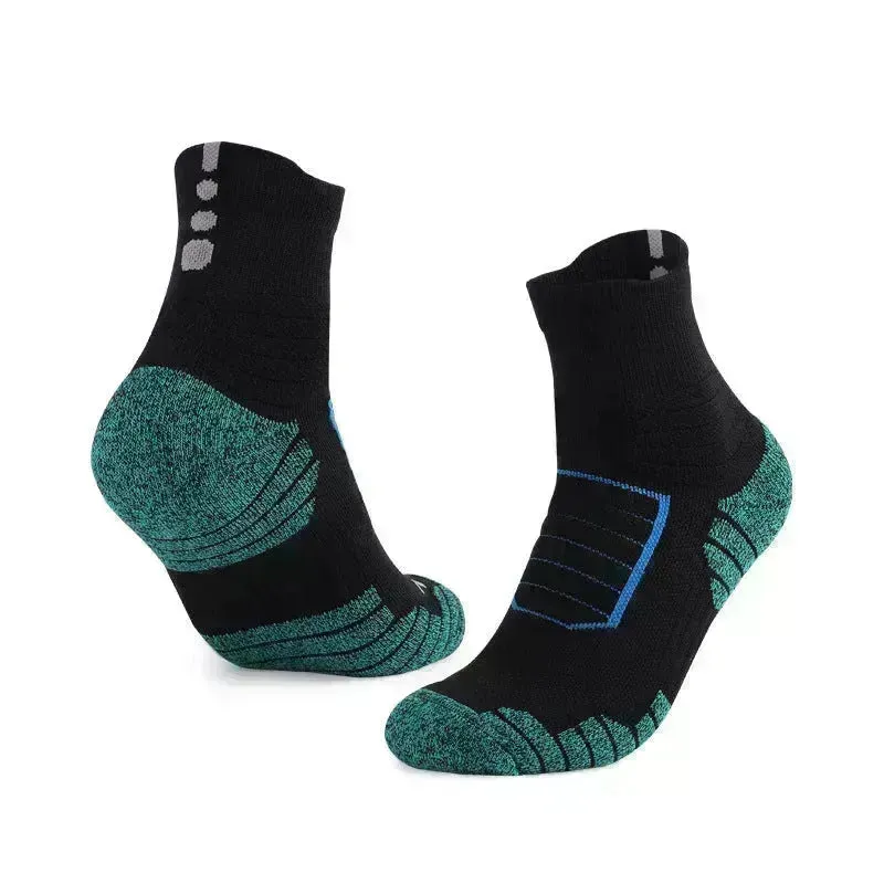 Unisex Thickened absorbing Breathable Knee-high Sports Socks