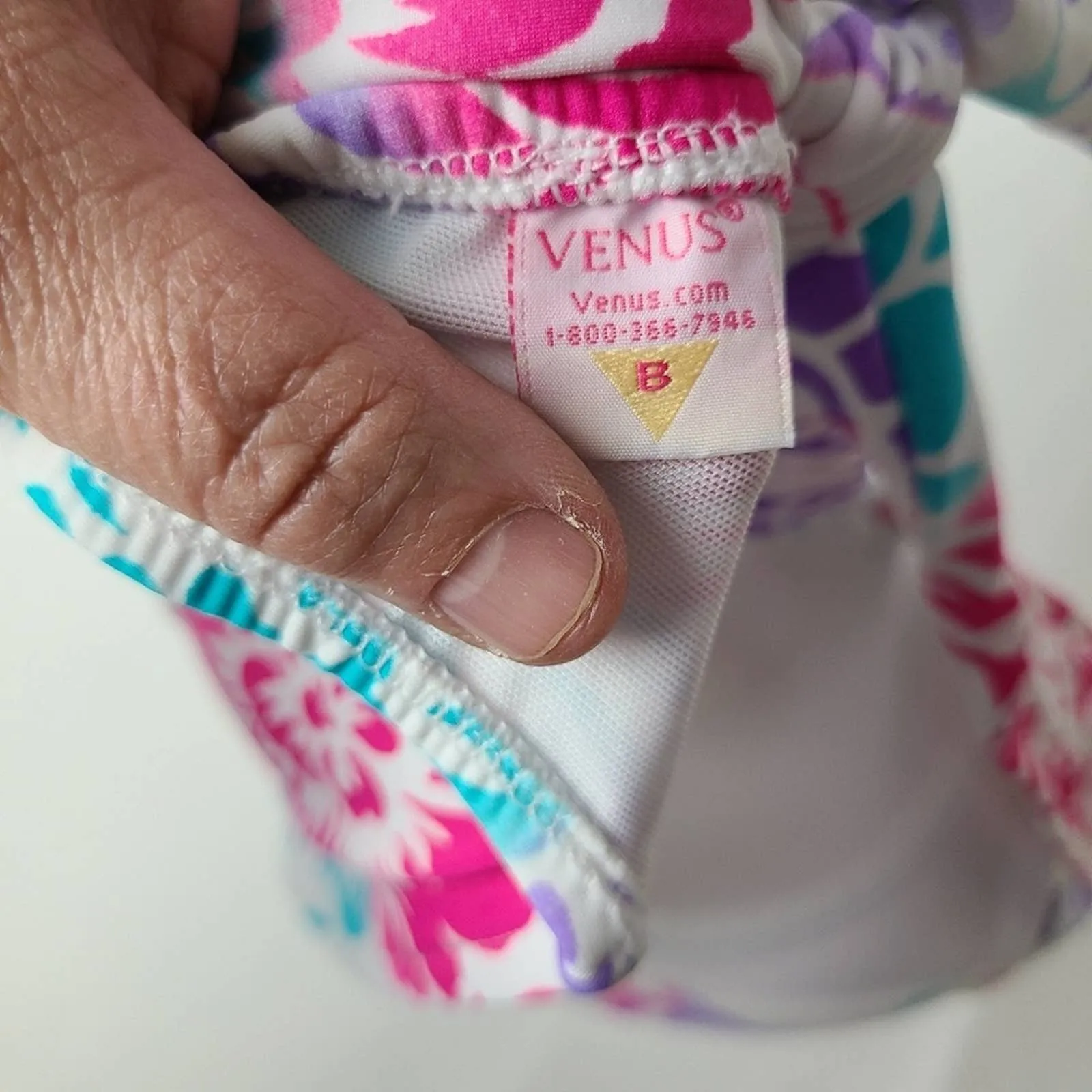 Venus Paisley print Strapless bikini top