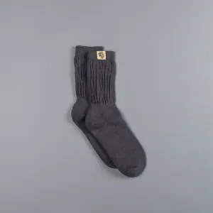 Wolf Patch Comfy Socks in Wolf Gray
